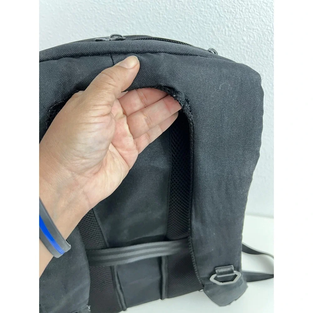 Solgaard Lifepack Laptop Backpack Black USB Charging Port Travel Bag